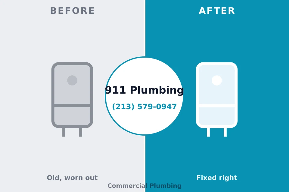 Before and after: plumbing company Rocky Mount, NC